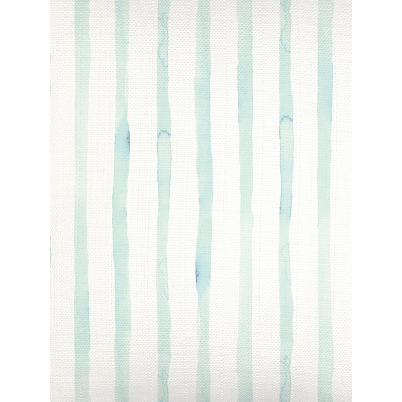 Coussin en lin rayé avec insert Riviera, Bleu aqua, Rectangle 28" H x 36" W, Polyester