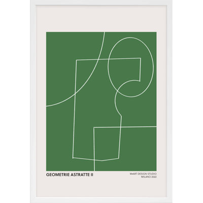 Caila "Geometric Abstraction in Green" Print