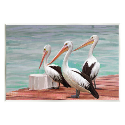 " Pelican Trio Port Dock " by Ziwei Li