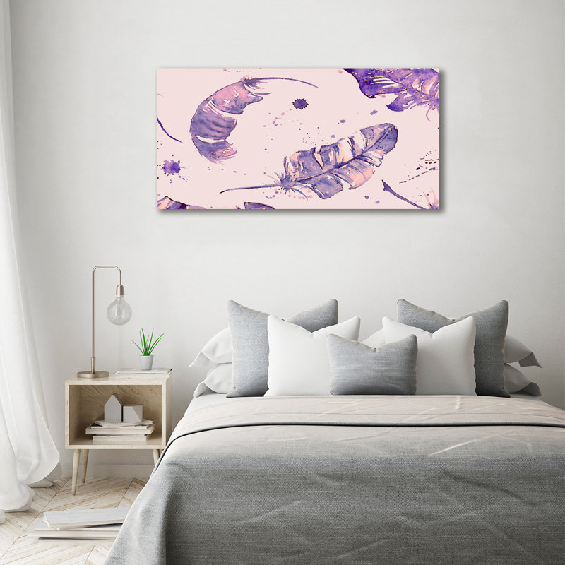 Feathers - Wrapped Canvas Print