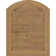 Évent de pignon en bois arqué