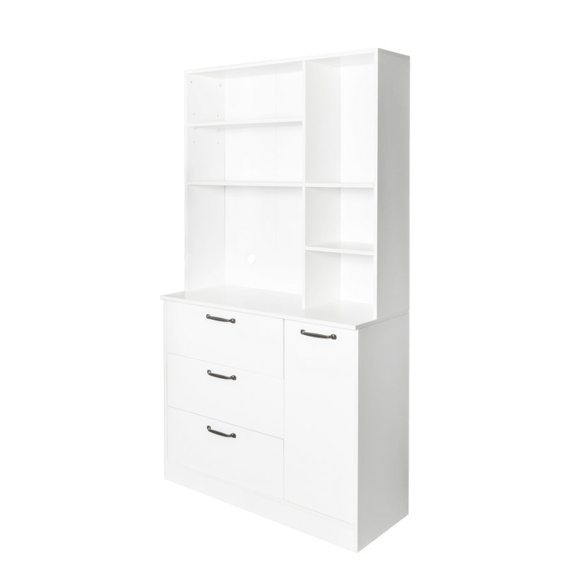 Grande armoire de rangement pour garde-manger, Blanc