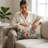 Ivory Coast Beaded Accent Pillow