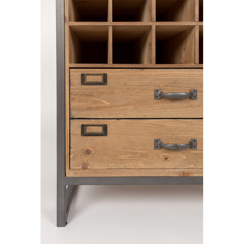 Edgar Solid Wood Mini Bar