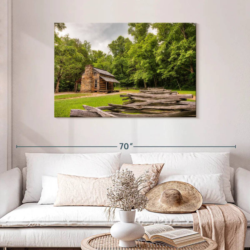 Alvord John Oliver Cabin, 30" H x 45" W