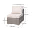 Chaise de patio avec coussins Logan-407945088
