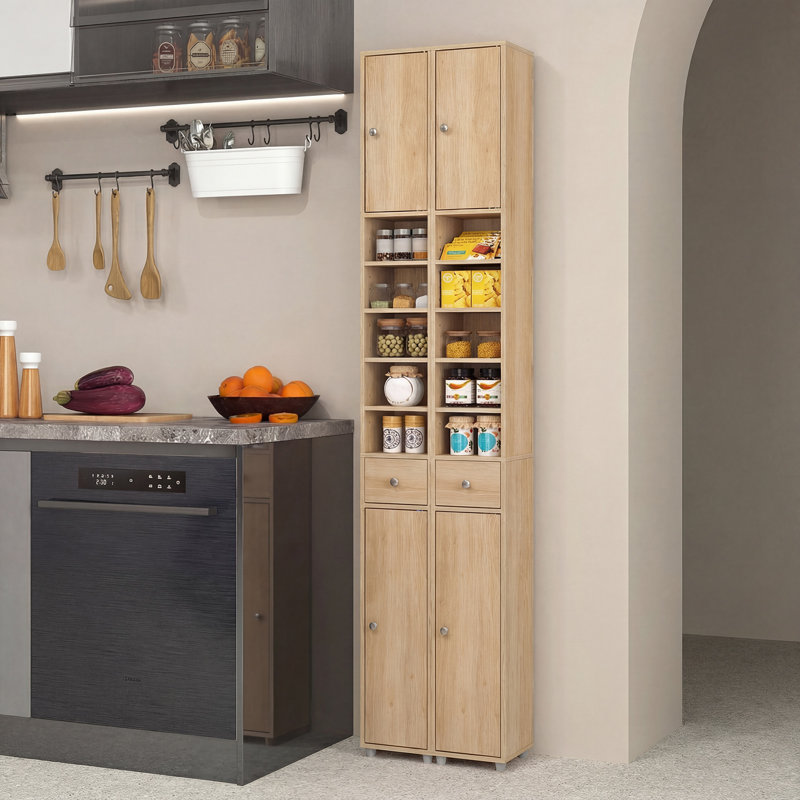 Freestanding Bathroom Cabinet, Natural