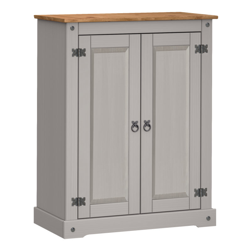 Bayhills Rectangle Accent Cabinet, Silver, Grey