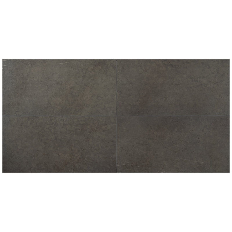 Corretta 23.77 in. x 47.55 in. Porcelain Tile, Mocha Gray