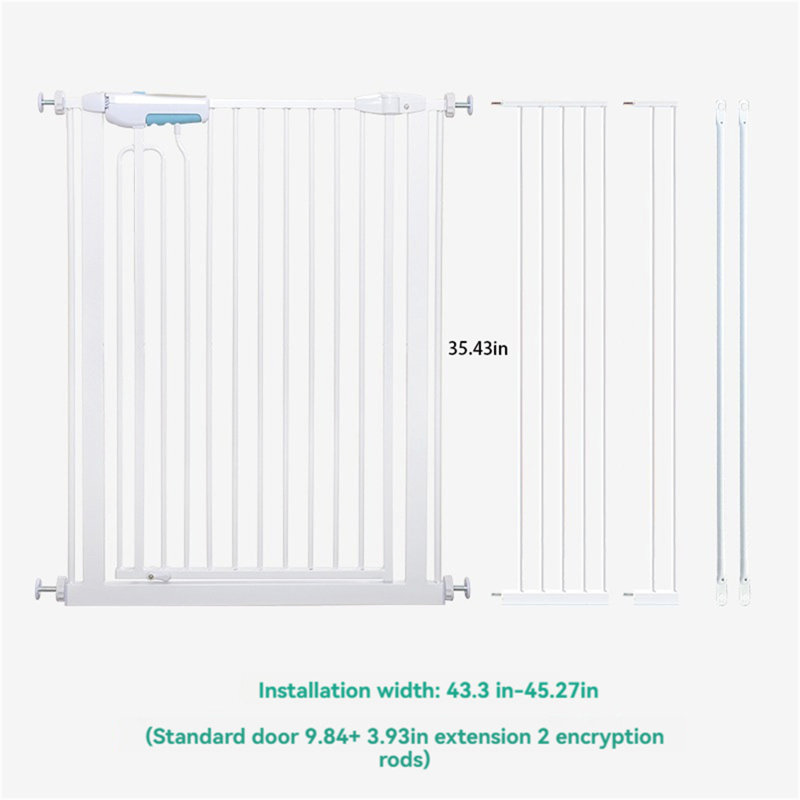 35,43 po H 4 panneaux, H 35,43 po x l 43,3 po x P 1,57 po