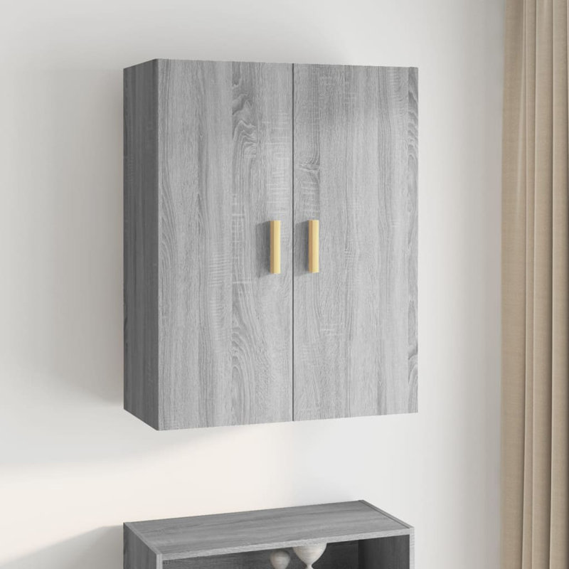 Kajon Wall Bathroom Cabinet, Light Grey