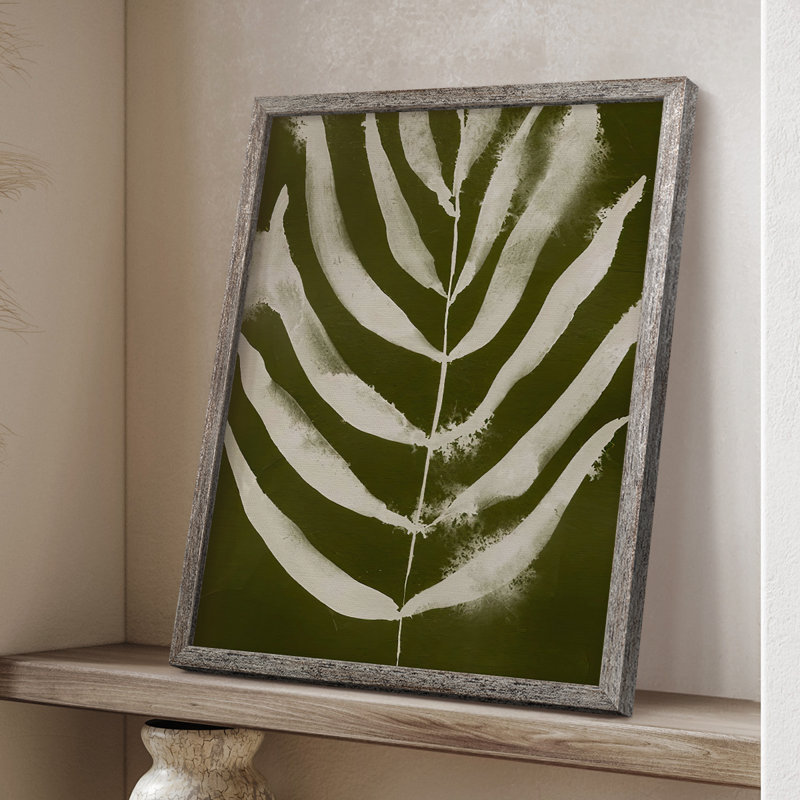 «Organic Bloom I», reproduction encadrée - bois massif, H 11 po x l 9 po