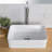 KRAUS Elavo Modern Rectangular Vessel Porcelain Ceramic Bathroom Sink, 19 inch (2-Pack)