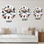 Tribal Arrows and Feathers - Horloge murale traditionnelle-1009753696