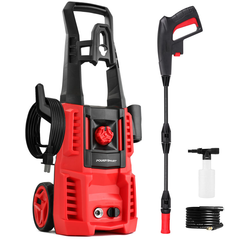 Powersmart 1850psi Electric Pressure Washer, 1.8gpm, 120v, 11amp, 23ft Hose, Cold Water