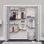 ShelfTrack 48" W - 72" W Closet System Starter Kit