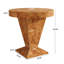 Table d'appoint ronde, table de bout à piédestal de 23,62 po