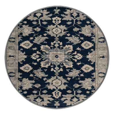 Machine Washable Overdyed Gray Area Rug