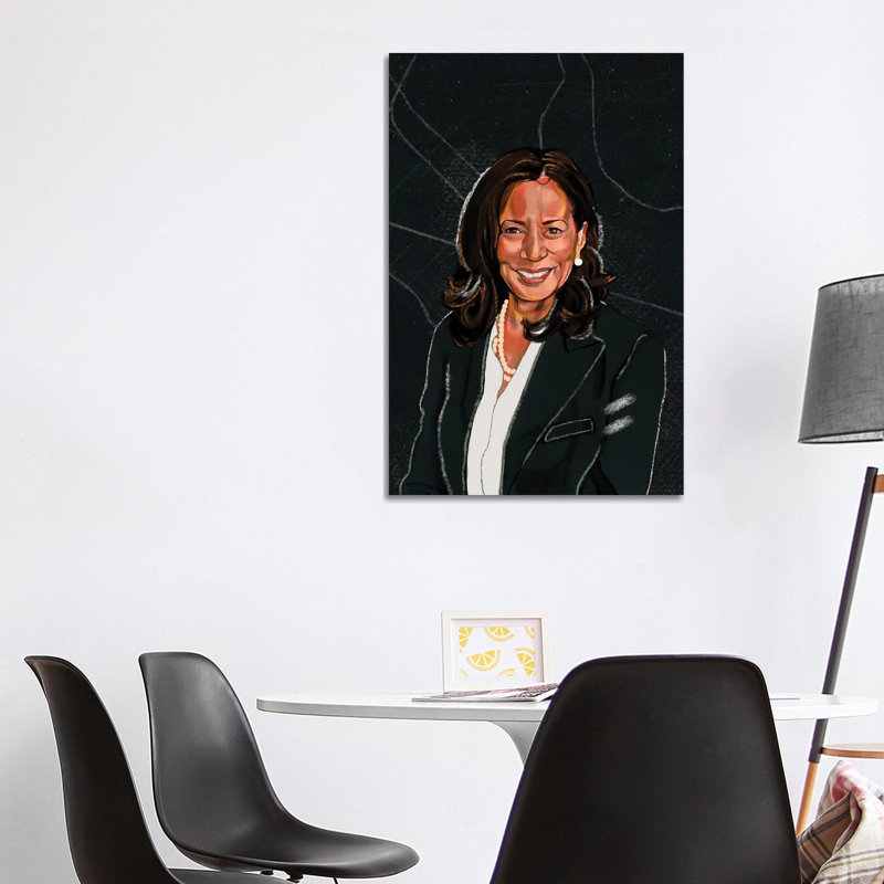 «Kamala Harris» par Domonique Brown, impression sur toile tendue, H 40 po x l 26 po x P 1,5 po