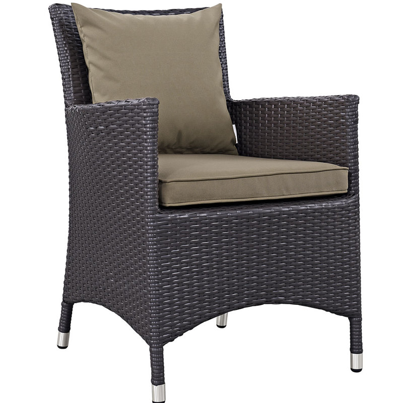 Fauteuil d'extérieur Modway Convene, Moka