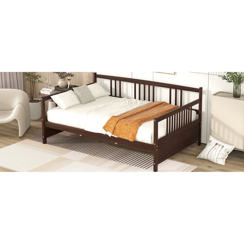 Full Size Daybed - Solid Construction For Dual Use In Bedroom And Living Area, As Bed Or With Strong Structure Size, Versatile Bed, Extra Storage Option