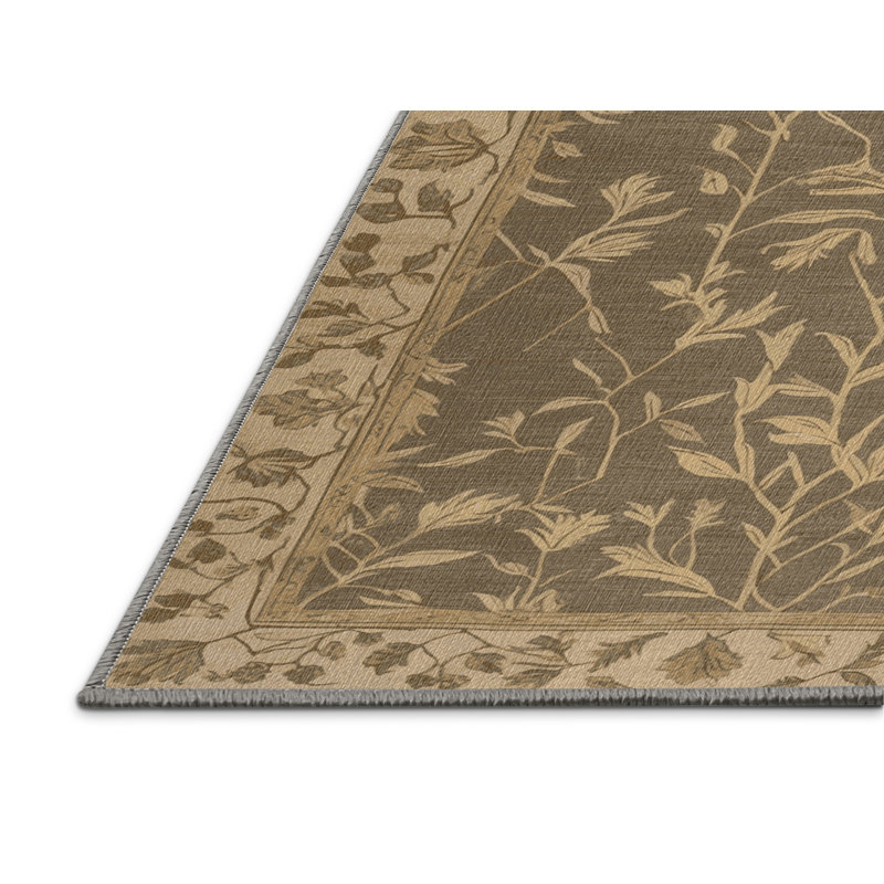  Tapis lavable avec légumes chickweed, Rectangulaire 2 pi x 3 pi