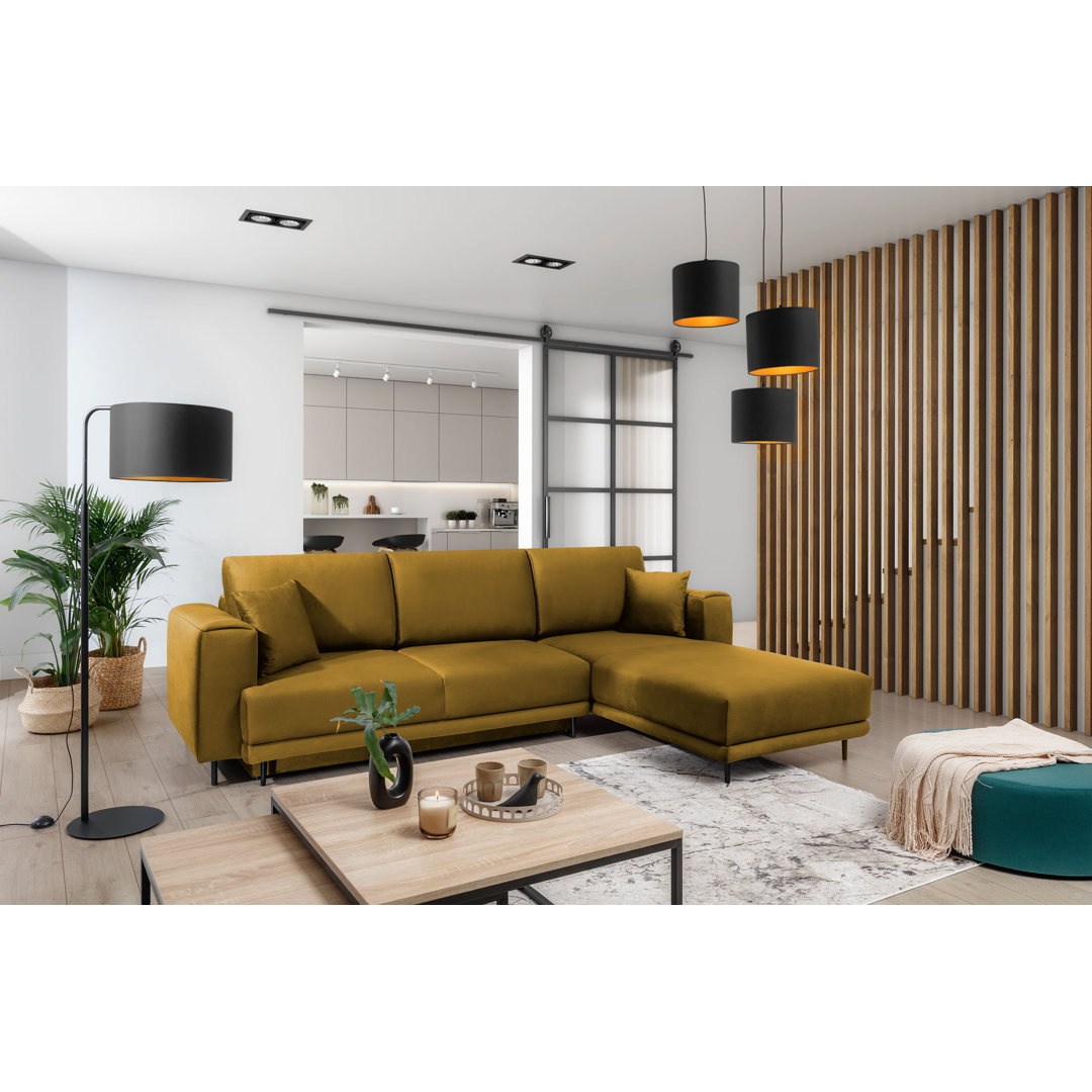 Ecksofa Aecca mit Bettfunktion