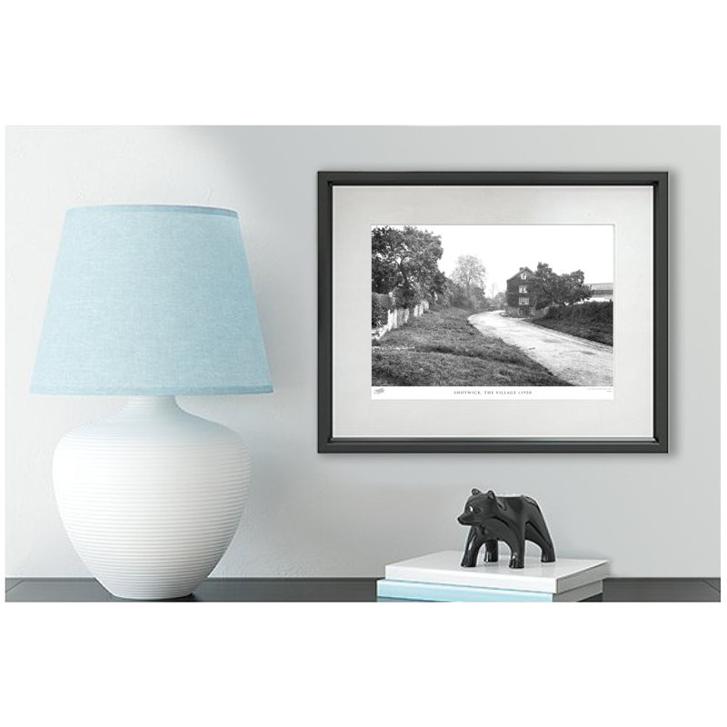 Shotwick, The Village C1950 - Single Picture Frame Print, 45cm H x 60cm W x 2.3cm D
