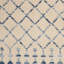 Tapis beige / bleu Moritz Ikat-985079493