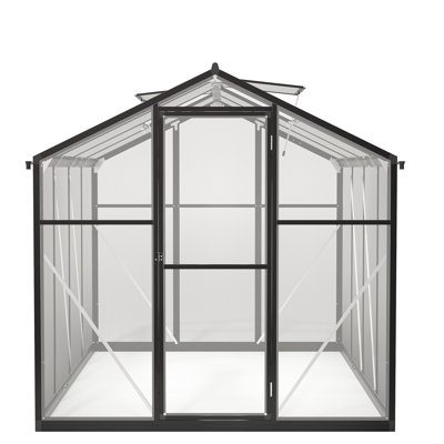 Outdoor Polycarbonate Greenhouse - Enhanced Ventilation And Aluminum For Backyard Rust- Ventilated
