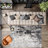 Storm Modern Abstract Gray/Cream Rug-325493366