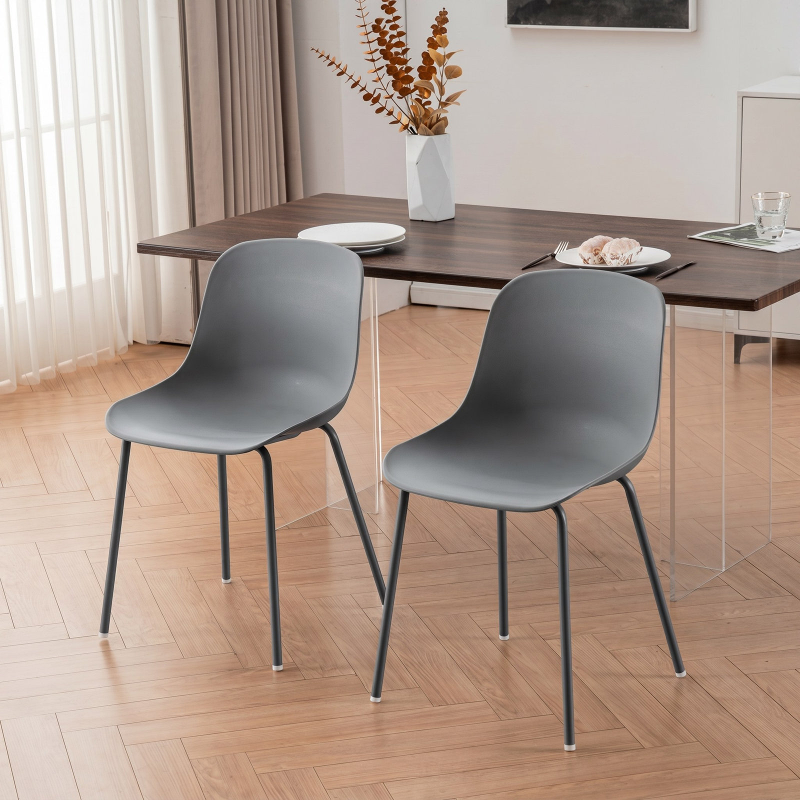 Meli Side Chair, Gray