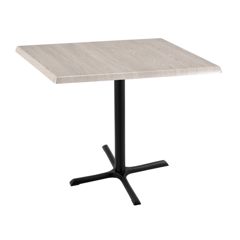 Table d'intérieur et d'extérieur, L 36 po x l 36 po x H 36 po, Bois de frêne blanc