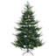 Artificial Christmas Tree, Pine Hinged Xmas Tree With 1939 Realistic Branches, Steel Base, Auto Open, Green-192605117