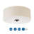 Armindo Linen LED Flush Mount-1756676531