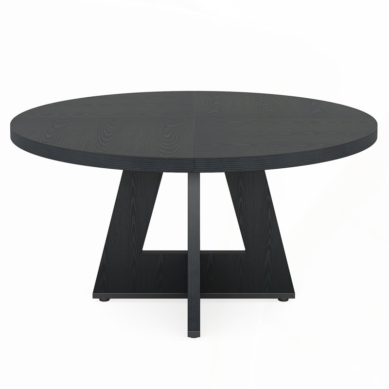 Table de salle à manger de 47 po Farmhouse, Noir