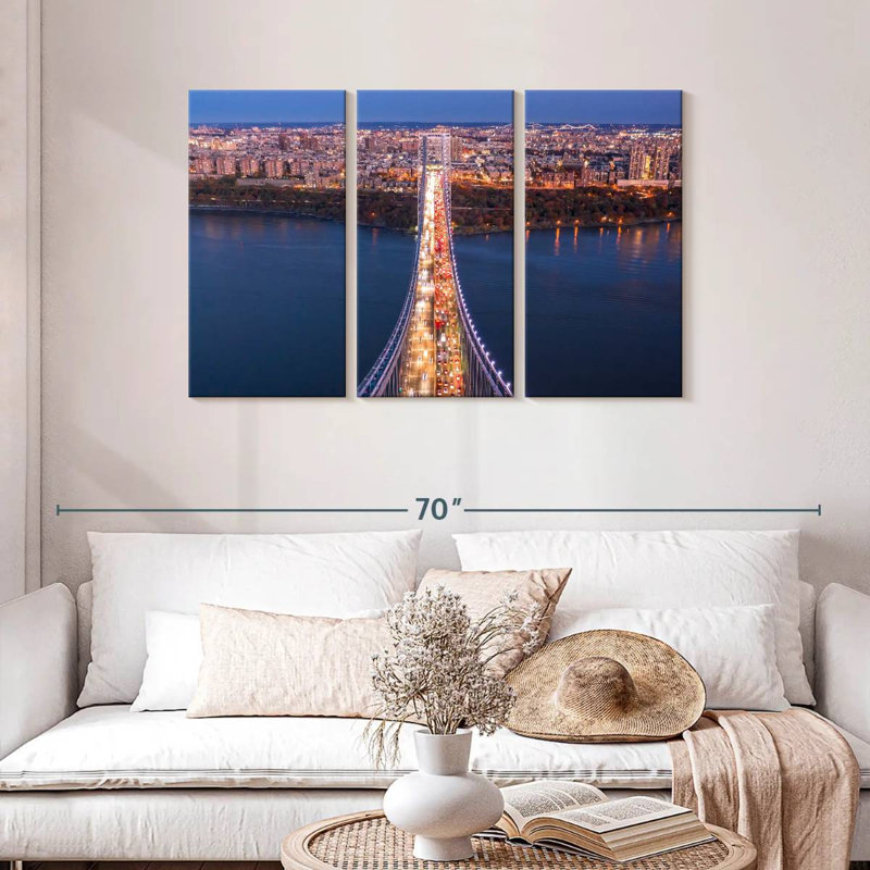 Nicci Mackinac Bridge Bustle, H 28 po x l 45 po