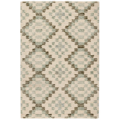 Diamond Cove Green Hand Tufted Wool Rug
