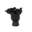 Joss & Main Ceramic Floral Inspired Abstract Vase With Linear Grooves-1523548208