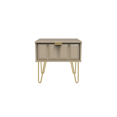 Allem 1 Drawer Bedside Cabinet (Ready Assembled)
