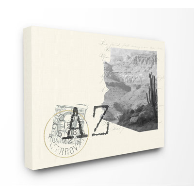 «Arizona noir et blanc, photographie sur papier crème» par Daphne Polselli