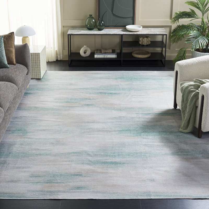 Brashears Performance Machine Washable Abstract Rug, Rectangle 8' x 10'
