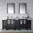 84" Double Bathroom Vanity with Sink-49240133