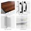Unité de rangement de cuisine décontractée - et panneau de particules avec 1 tiroir et armoire de style tablette réglable 2 portes pour la salle à manger