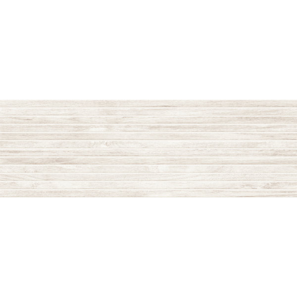 Flume 13-in. x 39-in. Subway Linear Wood-Look Matte Ceramic Wall Tile