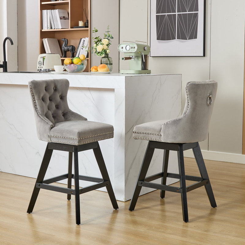 Upholstered Swivel Accent, Grey