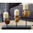 12.15'' H Wood Tabletop Candelabra