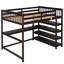 Lit mezzanine avec tablettes de rangement et bureau sous le lit-1599166530-1599166543