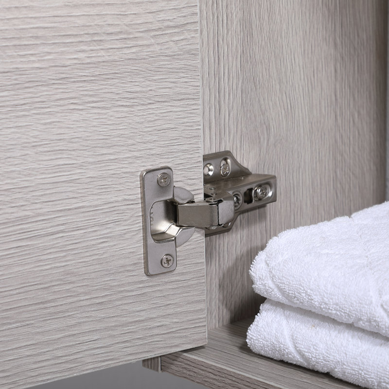 Ensemble de meuble-lavabo simple 16 po gris