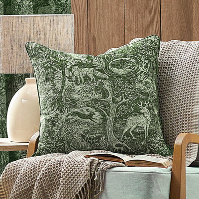 Winter Woods Square Throw Cushion